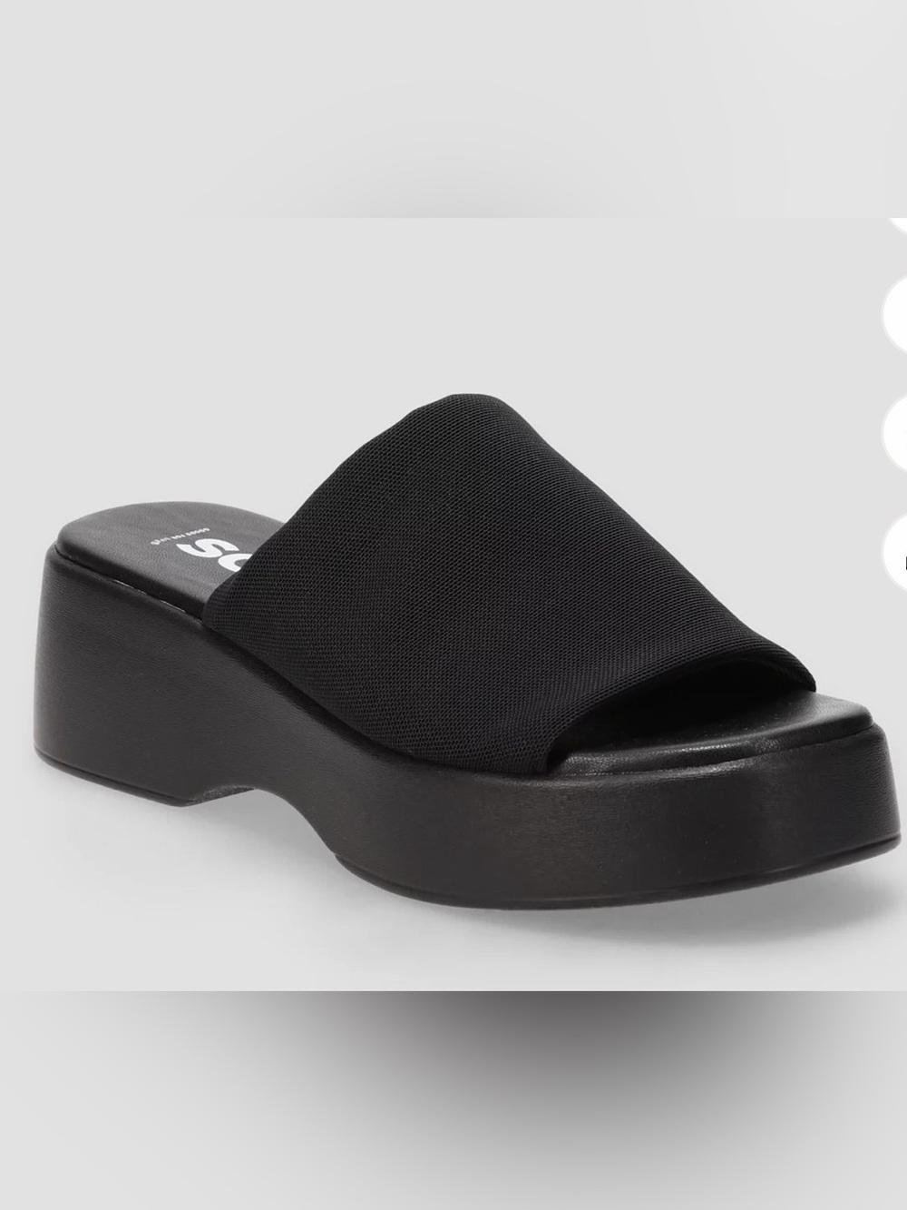 Kohl's Black Platform Slide Sandal for Women